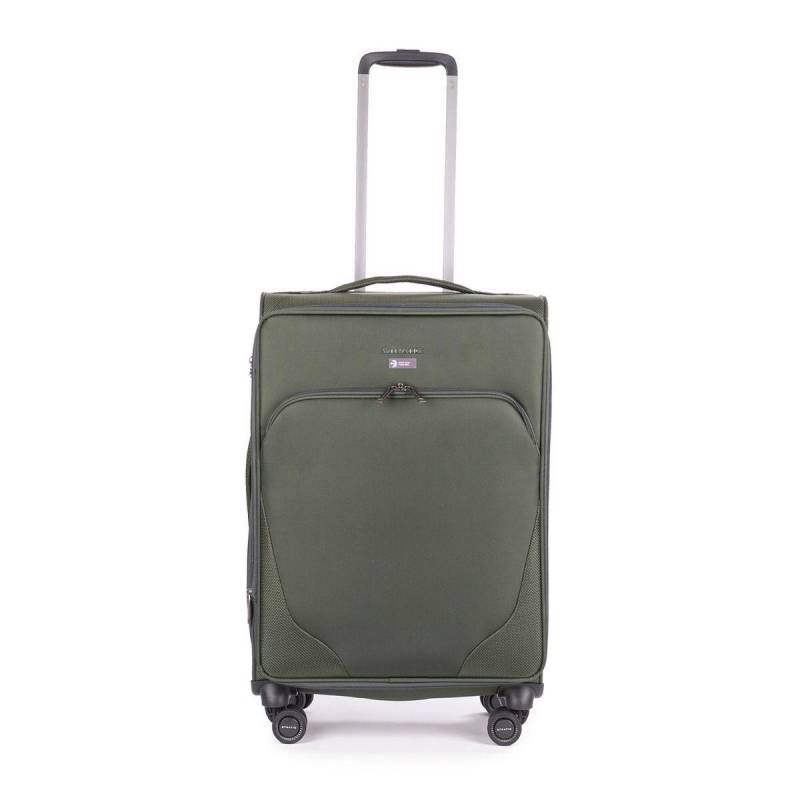 STRATIC - Stratic Mix Dark Green 4-Rollen Trolley M 65cm grün von STRATIC