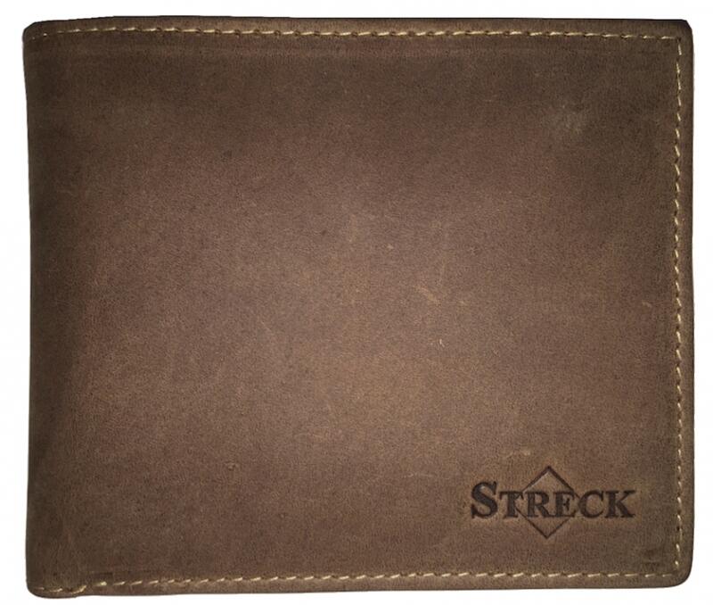STRECK - STRECK Countryline Scheintasche mit Reißverschluss echt Leder sattel-braun Braun von STRECK