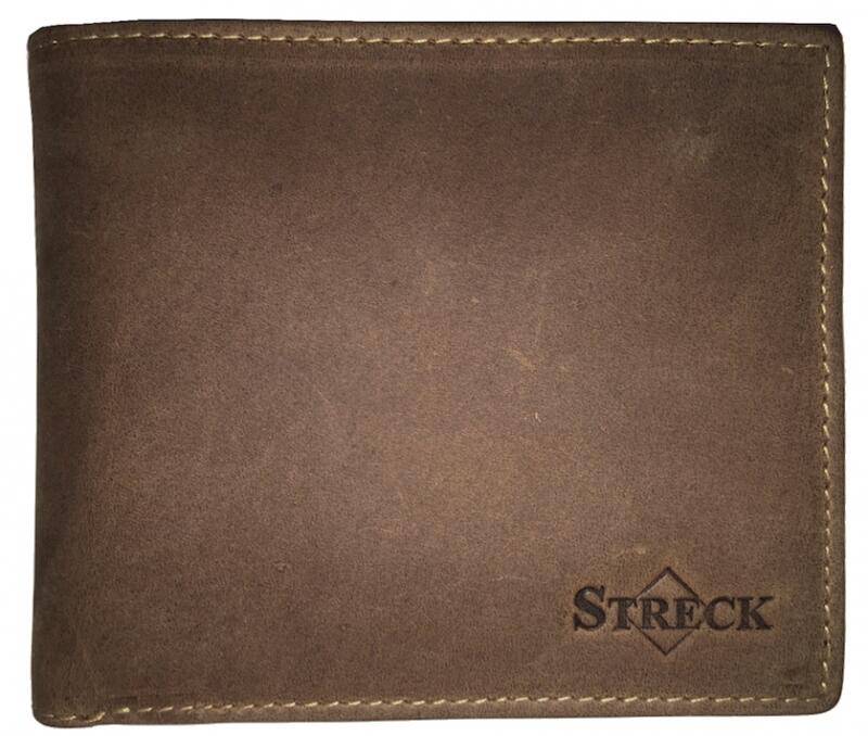 STRECK - STRECK Countryline Scheintasche mit Reißverschluss echt Leder sattel-braun Braun von STRECK