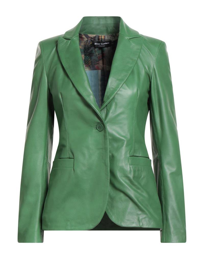 STREET LEATHERS Blazer Damen Grün von STREET LEATHERS