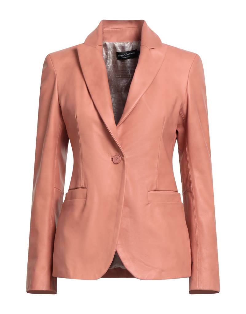 STREET LEATHERS Blazer Damen Lachs von STREET LEATHERS
