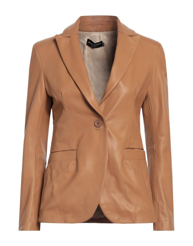 STREET LEATHERS Blazer Damen Sand von STREET LEATHERS