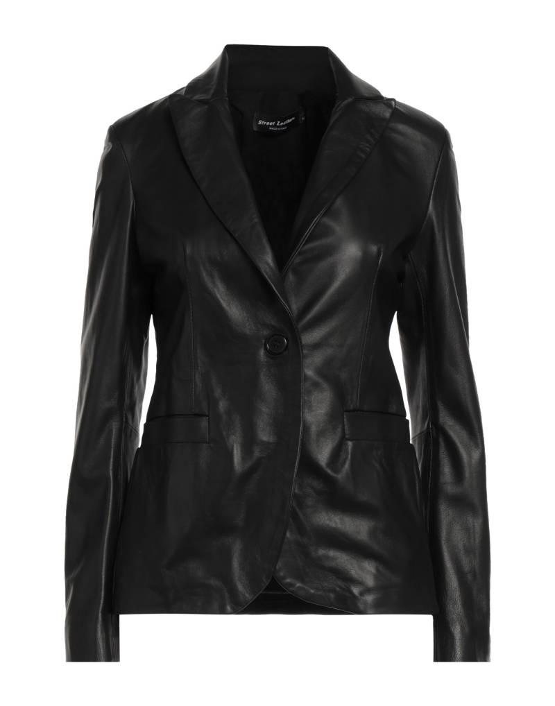 STREET LEATHERS Blazer Damen Schwarz von STREET LEATHERS