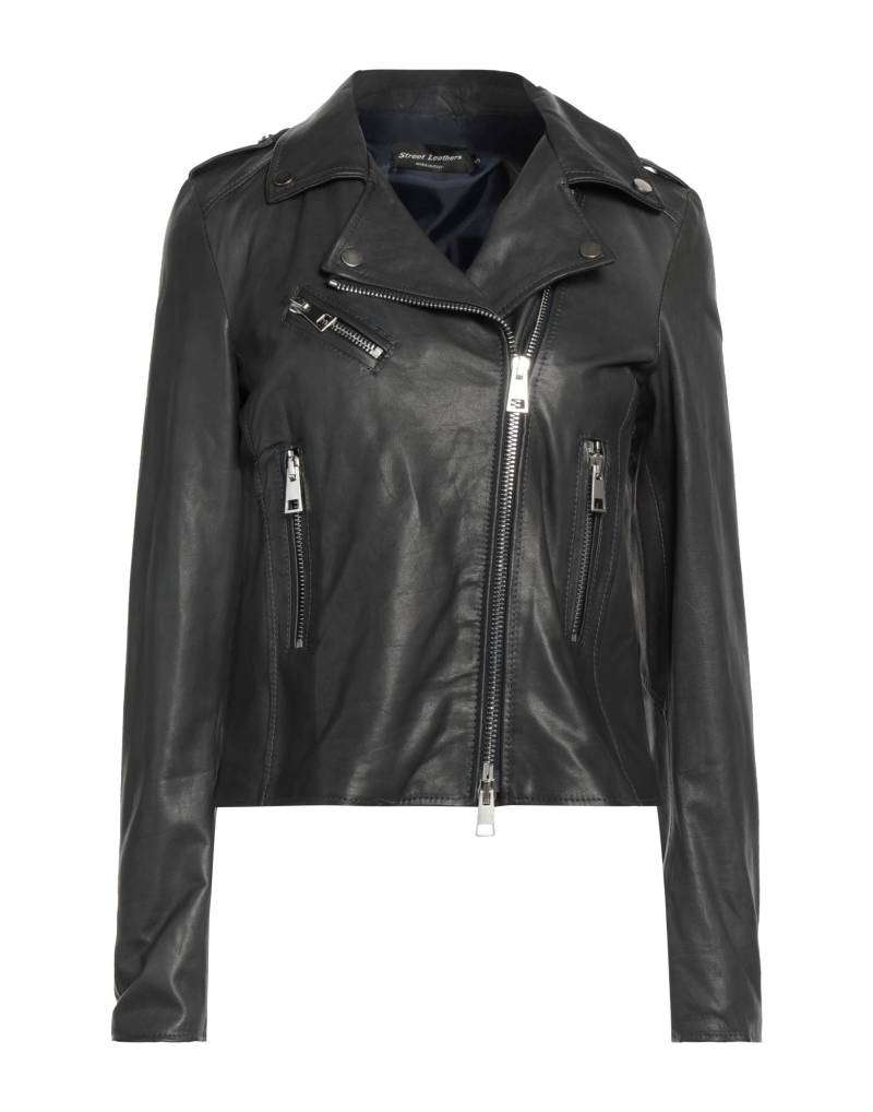 STREET LEATHERS Jacke & Anorak Damen Blei von STREET LEATHERS