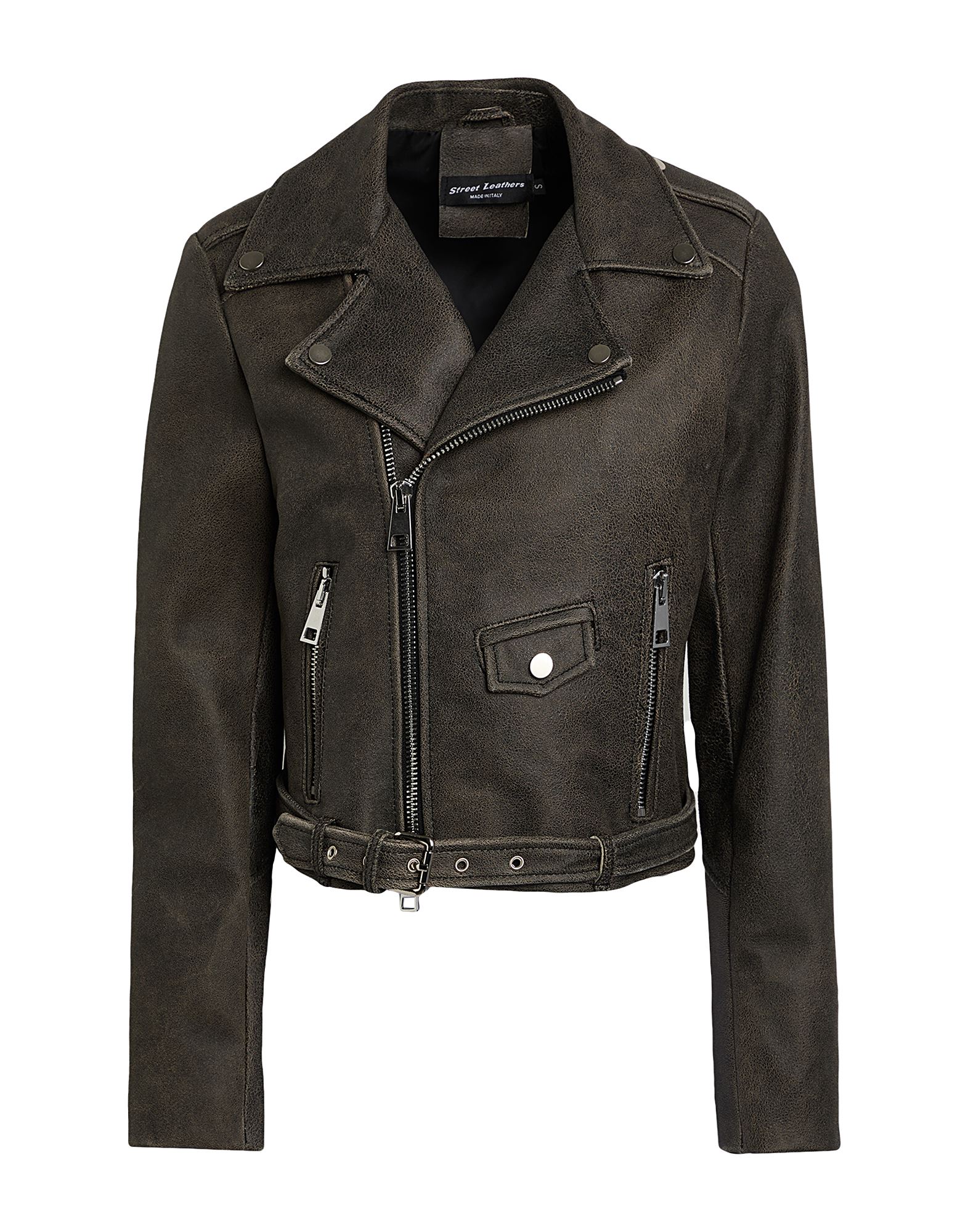 STREET LEATHERS Jacke & Anorak Damen Blei von STREET LEATHERS