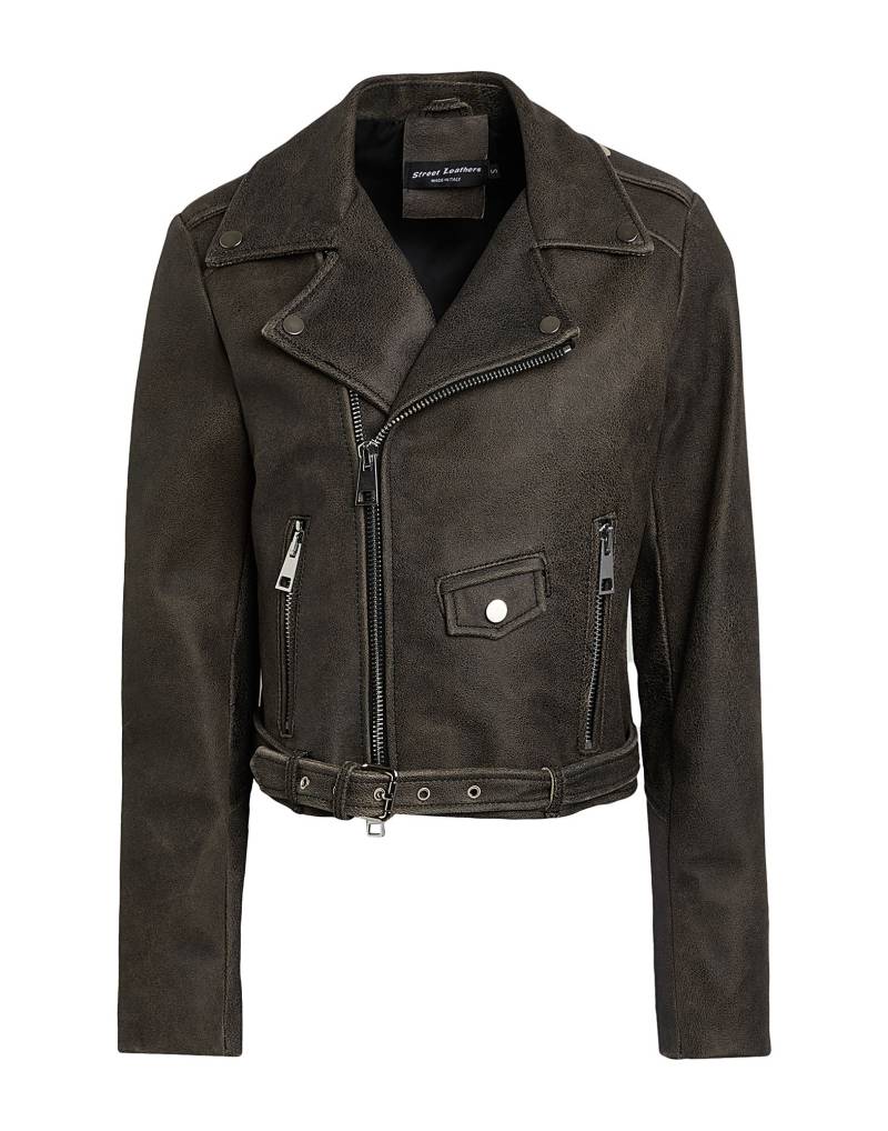 STREET LEATHERS Jacke & Anorak Damen Blei von STREET LEATHERS