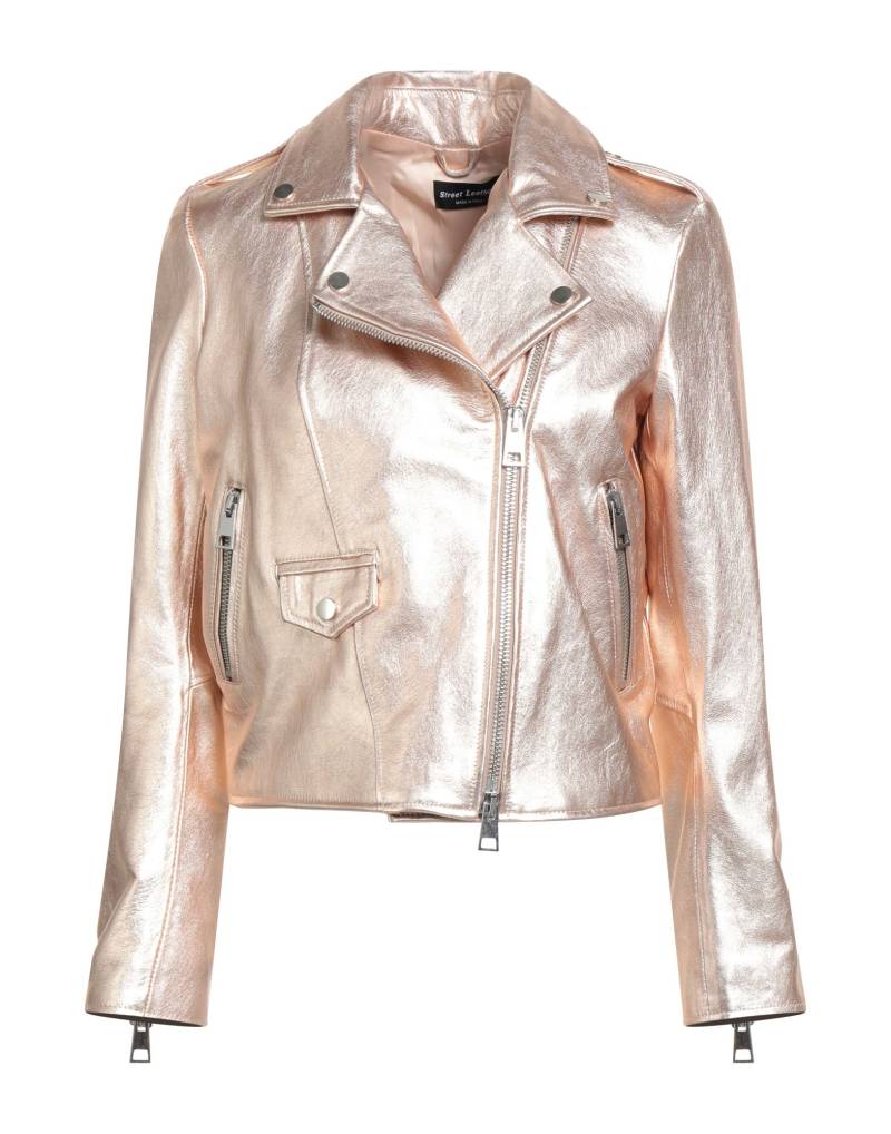 STREET LEATHERS Jacke & Anorak Damen Gold von STREET LEATHERS