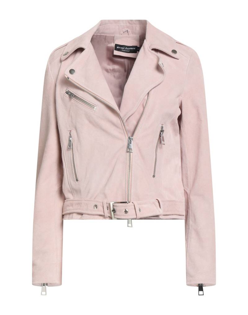 STREET LEATHERS Jacke & Anorak Damen Hellrosa von STREET LEATHERS