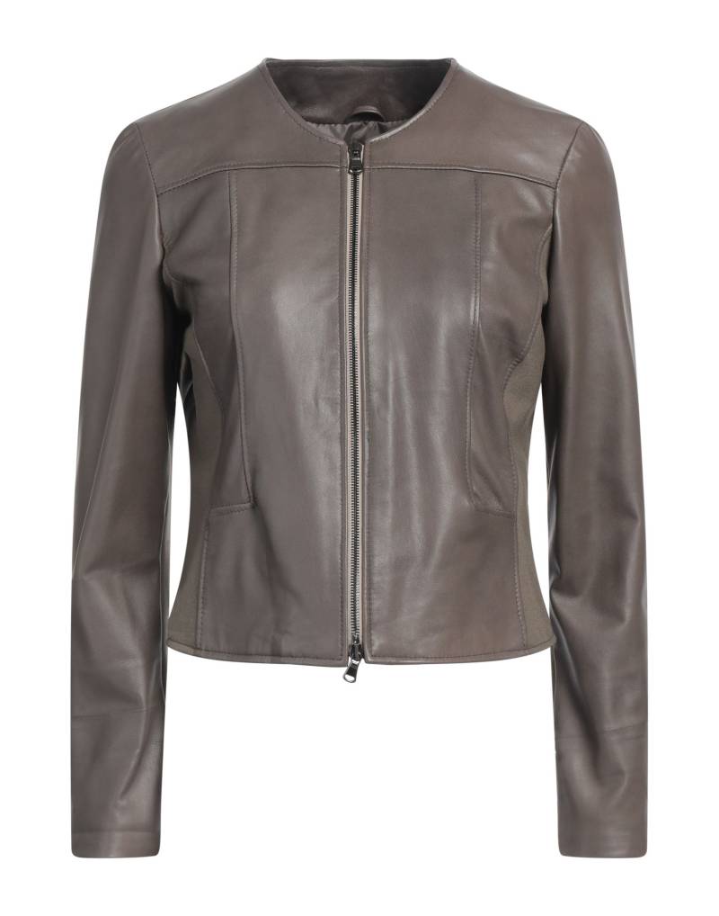 STREET LEATHERS Jacke & Anorak Damen Khaki von STREET LEATHERS