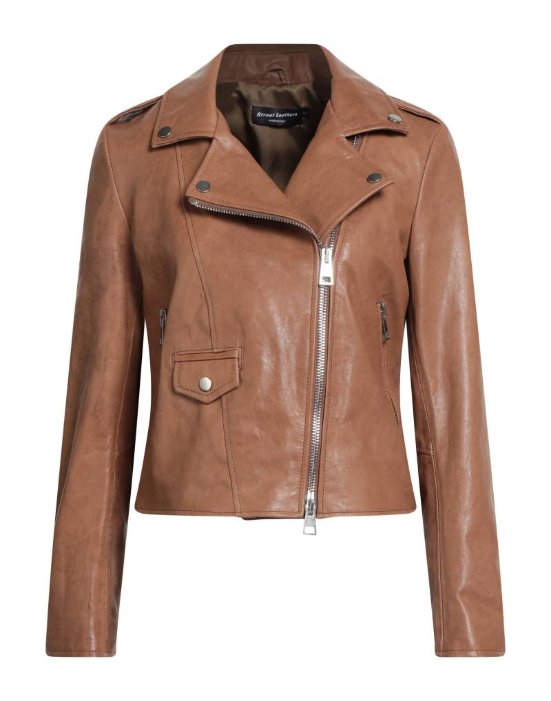 STREET LEATHERS Jacke & Anorak Damen Lederfarben von STREET LEATHERS