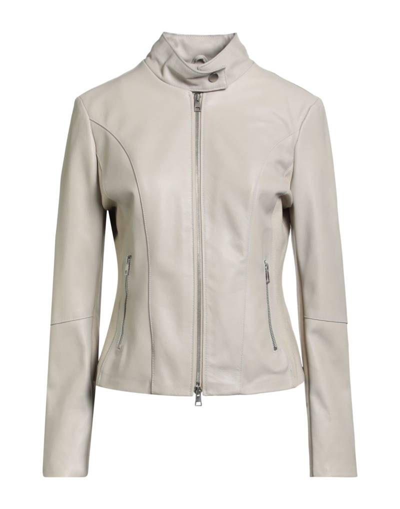 STREET LEATHERS Jacke & Anorak Damen Maulwurfsgrau von STREET LEATHERS