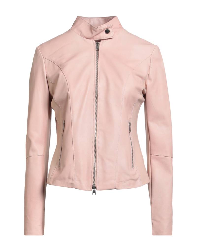 STREET LEATHERS Jacke & Anorak Damen Rosa von STREET LEATHERS