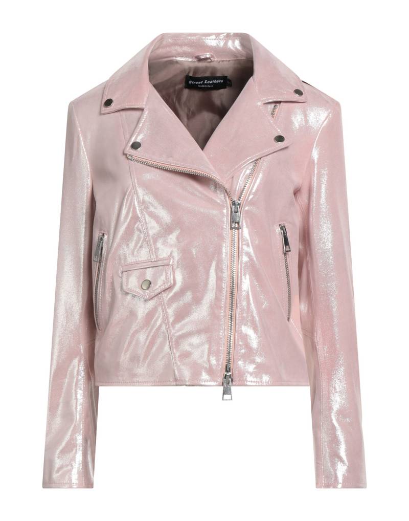 STREET LEATHERS Jacke & Anorak Damen Rosa von STREET LEATHERS