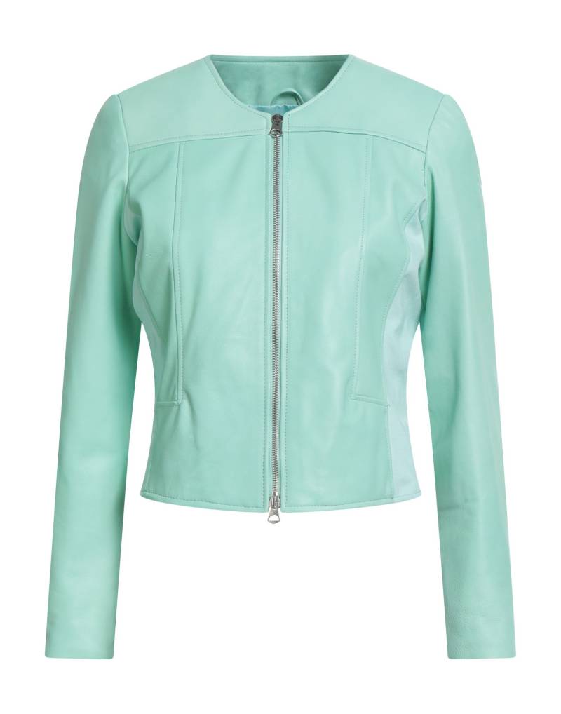 STREET LEATHERS Jacke & Anorak Damen Säuregrün von STREET LEATHERS