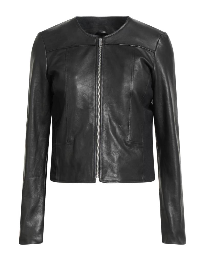 STREET LEATHERS Jacke & Anorak Damen Schwarz von STREET LEATHERS