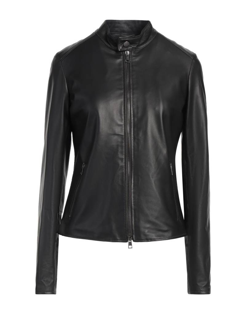 STREET LEATHERS Jacke & Anorak Damen Schwarz von STREET LEATHERS
