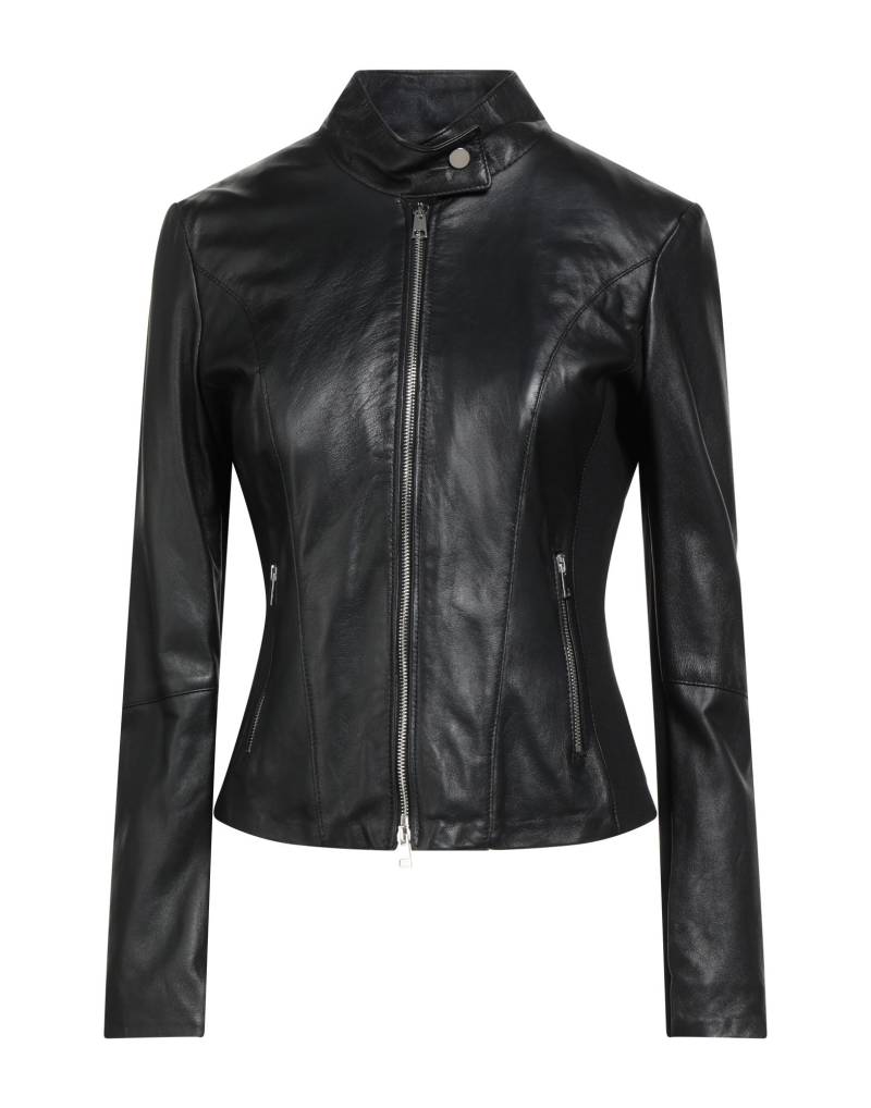STREET LEATHERS Jacke & Anorak Damen Schwarz von STREET LEATHERS