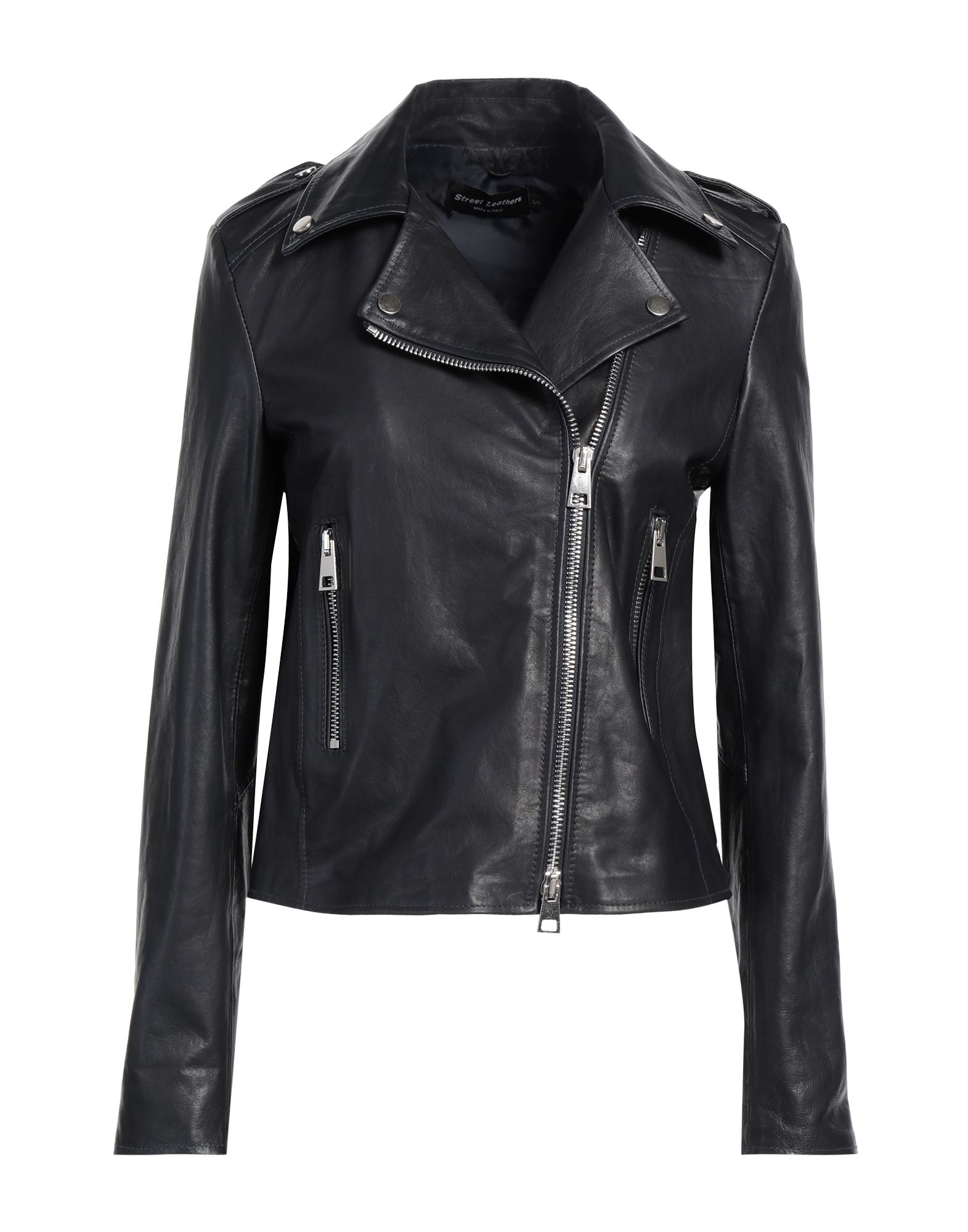 STREET LEATHERS Jacke & Anorak Damen Schwarz von STREET LEATHERS