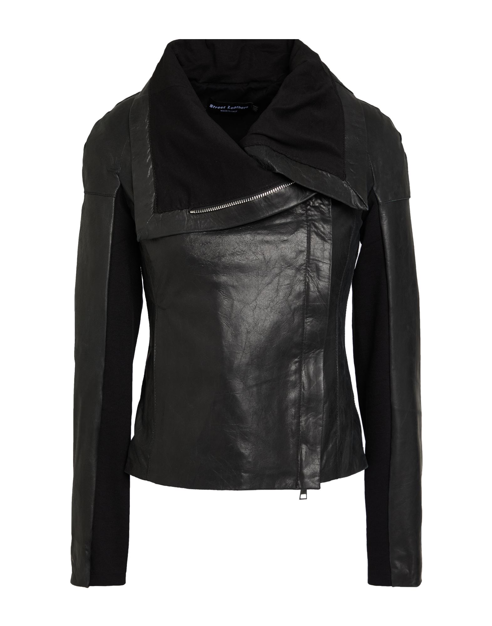 STREET LEATHERS Jacke & Anorak Damen Schwarz von STREET LEATHERS