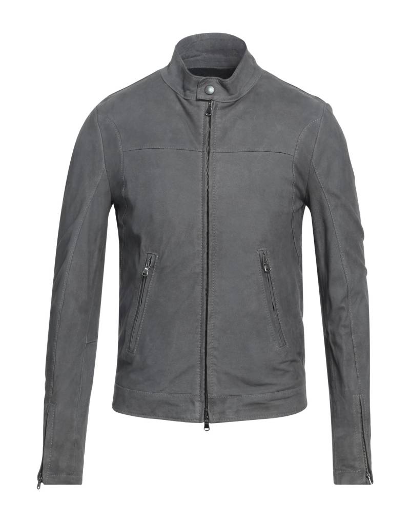 STREET LEATHERS Jacke & Anorak Herren Blei von STREET LEATHERS