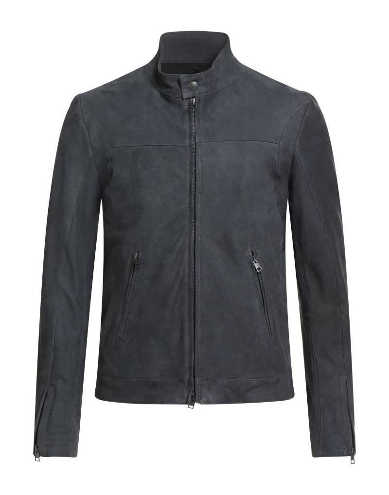 STREET LEATHERS Jacke & Anorak Herren Braungrau von STREET LEATHERS