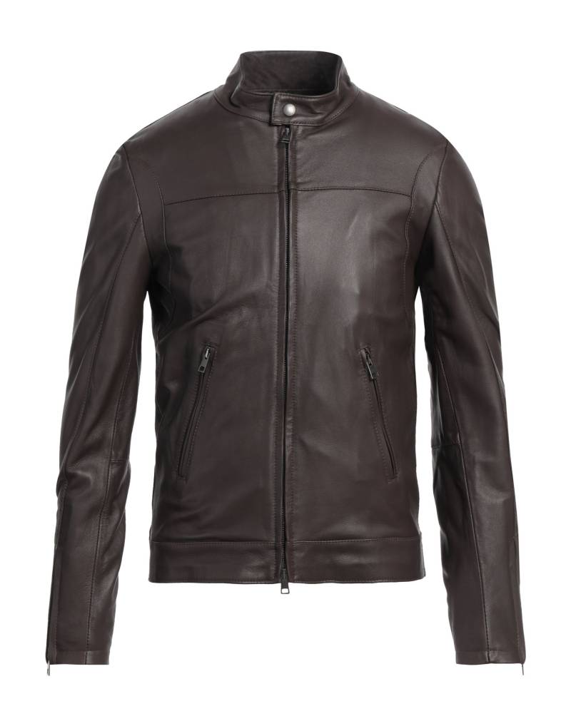 STREET LEATHERS Jacke & Anorak Herren Schokobraun von STREET LEATHERS