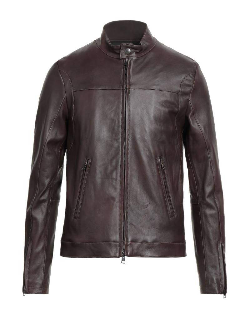 STREET LEATHERS Jacke & Anorak Herren Schokobraun von STREET LEATHERS
