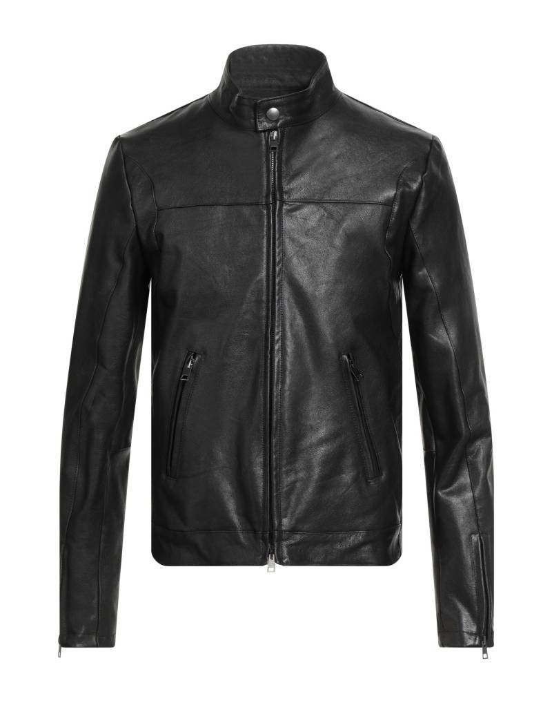 STREET LEATHERS Jacke & Anorak Herren Schwarz von STREET LEATHERS