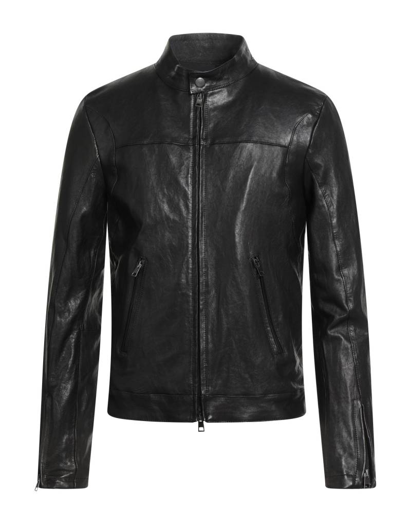 STREET LEATHERS Jacke & Anorak Herren Schwarz von STREET LEATHERS