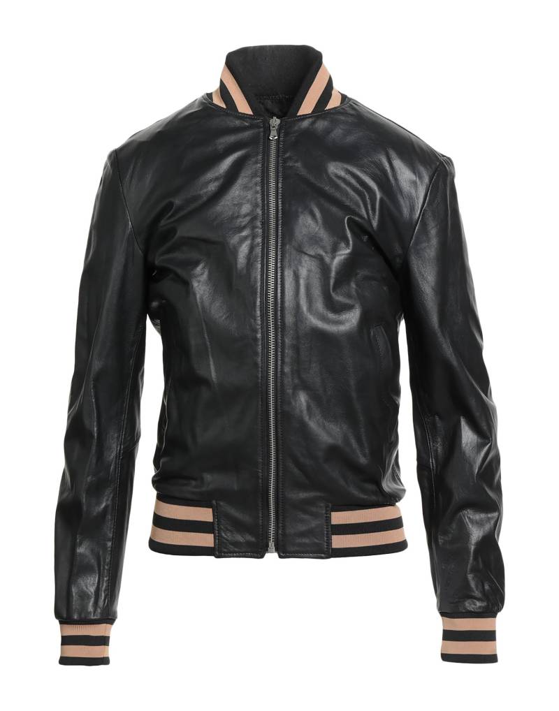 STREET LEATHERS Jacke & Anorak Herren Schwarz von STREET LEATHERS