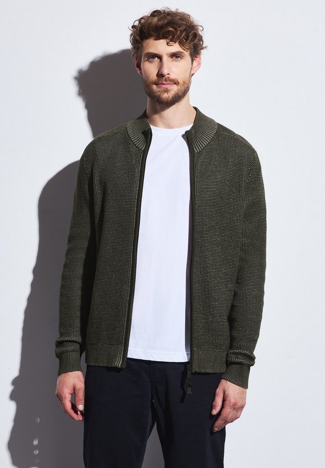 STREET ONE MEN Cardigan aus reiner Baumwolle von STREET ONE MEN