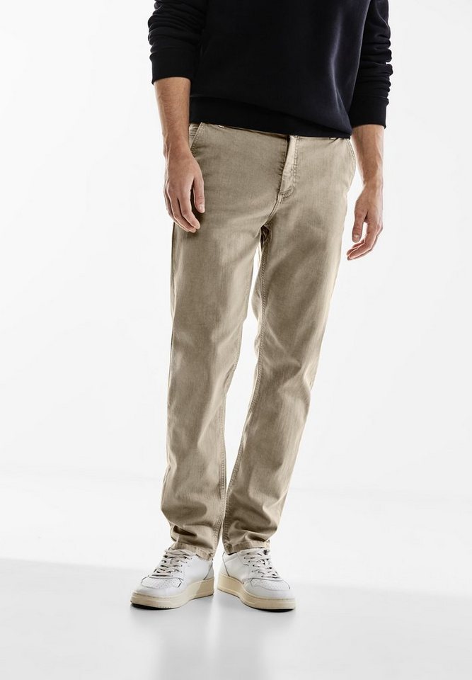 STREET ONE MEN Chinohose aus Baumwolle mit Stretchanteil von STREET ONE MEN