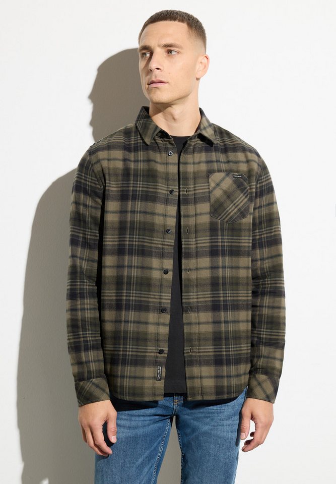 STREET ONE MEN Flanellhemd mit Brusttasche von STREET ONE MEN