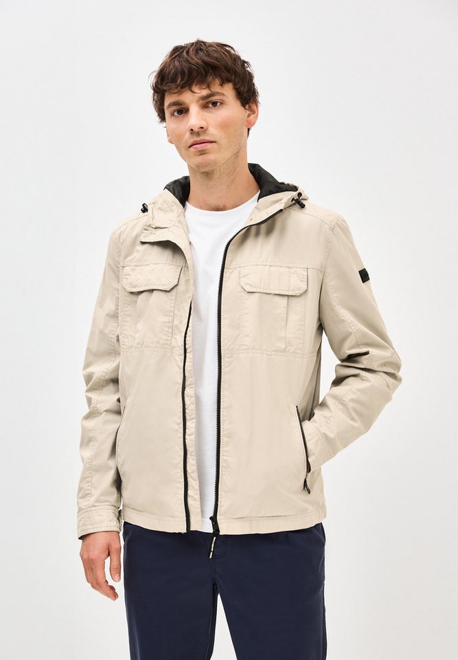 STREET ONE MEN Funktionsjacke mit Kapuze mit Tunnelzugband von STREET ONE MEN