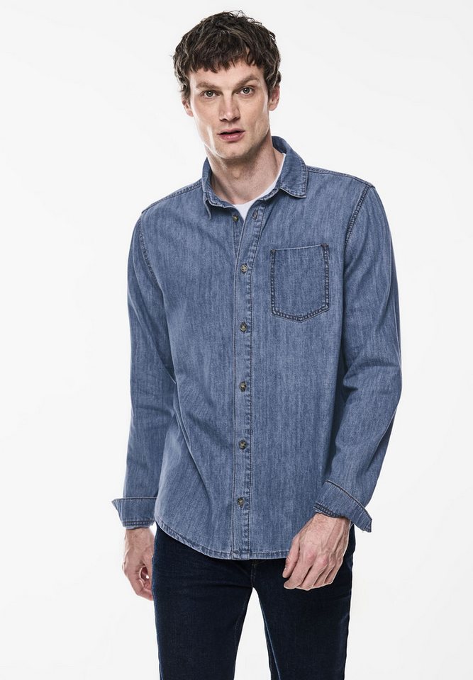 STREET ONE MEN Jeanshemd aus reiner Baumwolle von STREET ONE MEN