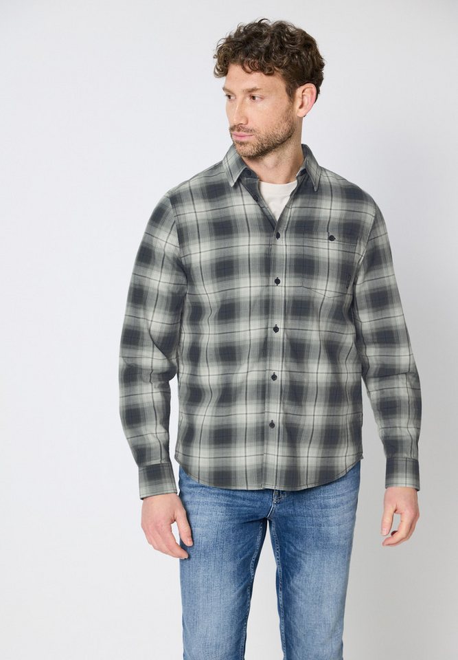 STREET ONE MEN Karohemd aus reiner Baumwolle von STREET ONE MEN