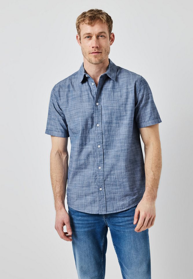 STREET ONE MEN Kurzarmhemd aus reiner Baumwolle von STREET ONE MEN