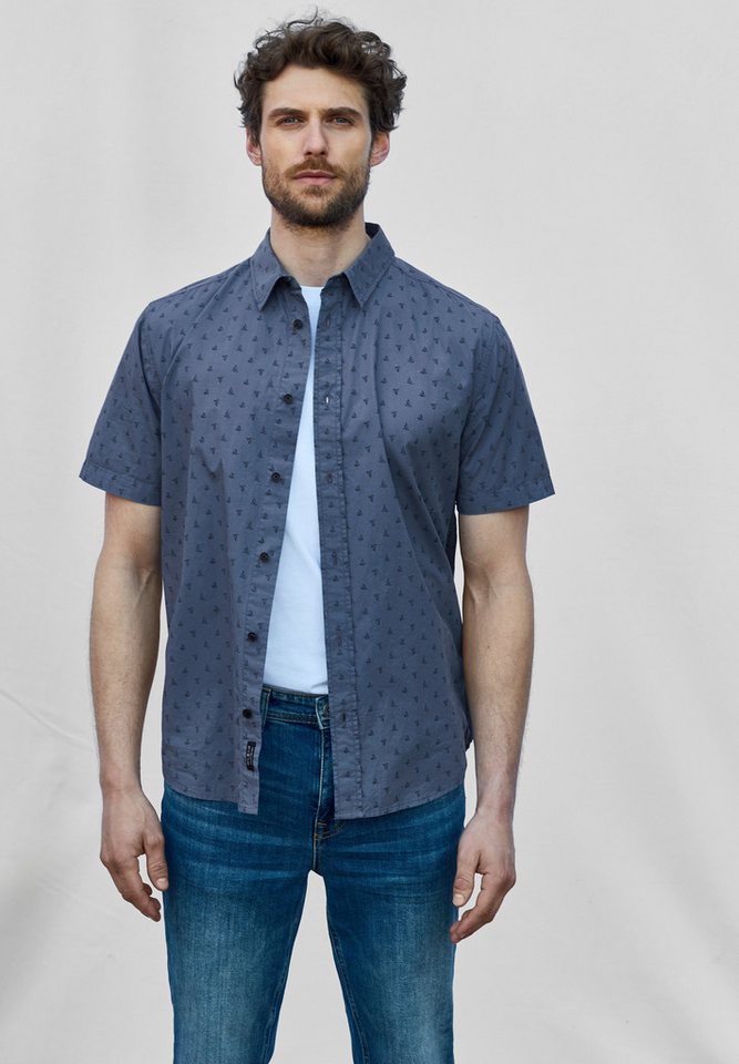STREET ONE MEN Kurzarmhemd mit Knopfleiste von STREET ONE MEN