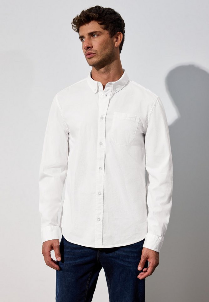 STREET ONE MEN Langarmhemd mit Brusttasche von STREET ONE MEN