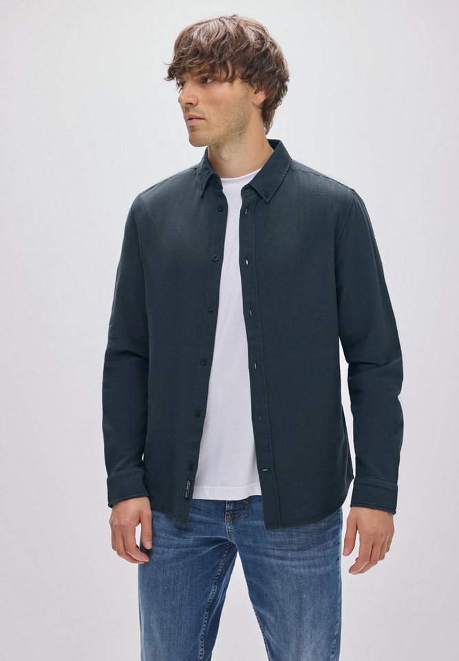 STREET ONE MEN Langarmhemd mit Knopfleiste von STREET ONE MEN