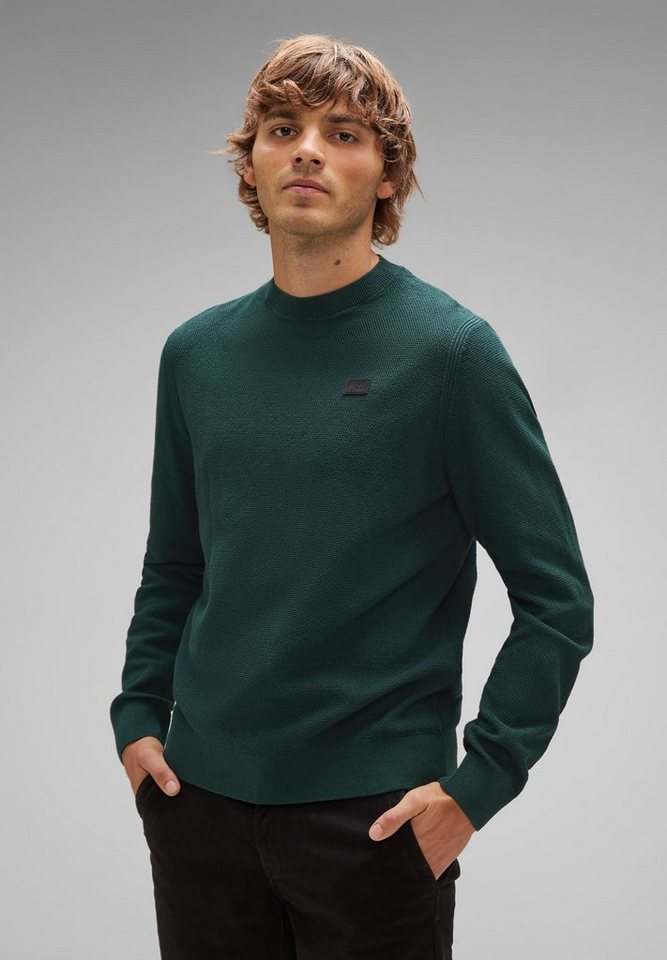 STREET ONE MEN Longpullover im soften Baumwoll-Mix von STREET ONE MEN