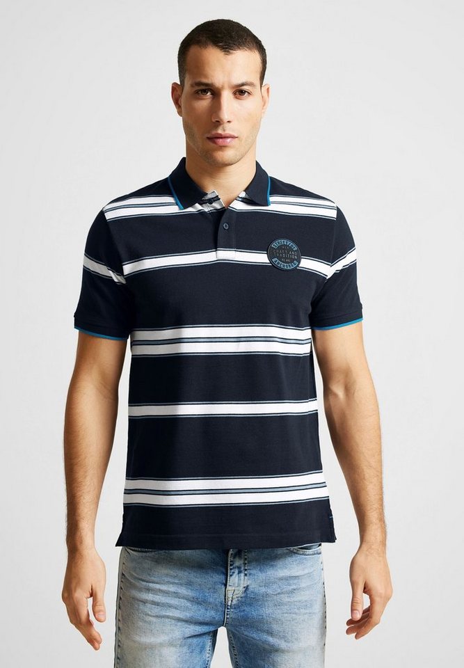 STREET ONE MEN Poloshirt aus reiner Baumwolle von STREET ONE MEN