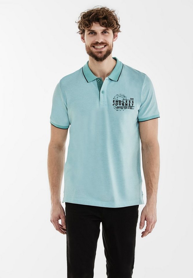 STREET ONE MEN Poloshirt aus reiner Baumwolle von STREET ONE MEN