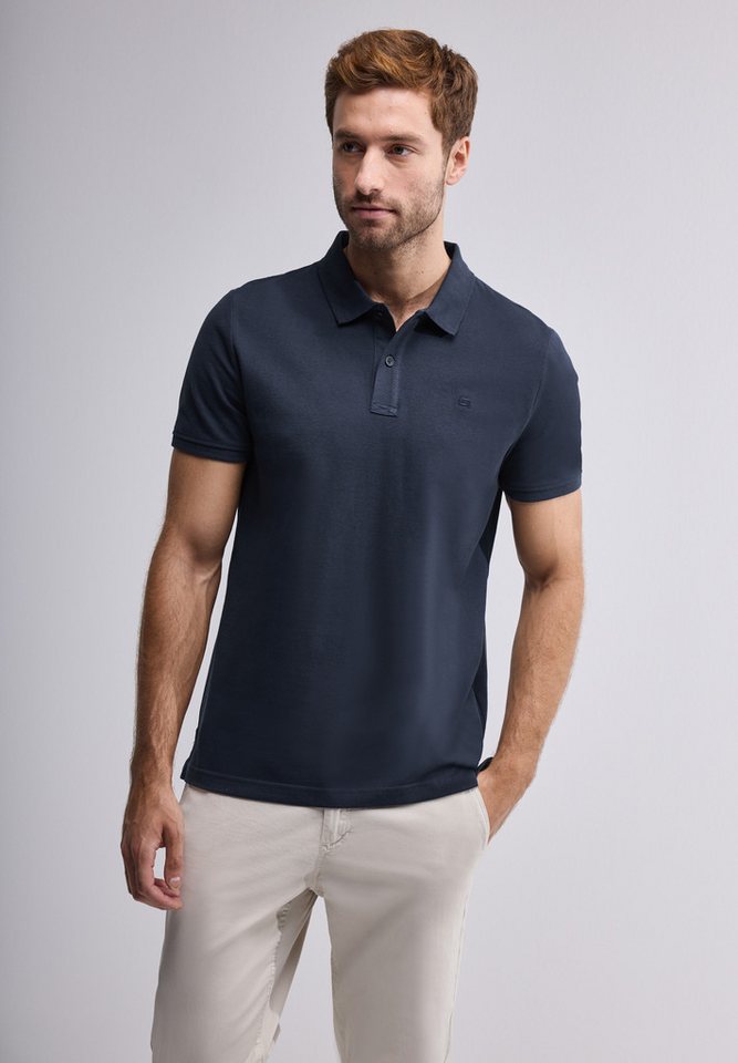 STREET ONE MEN Poloshirt aus reiner Baumwolle von STREET ONE MEN