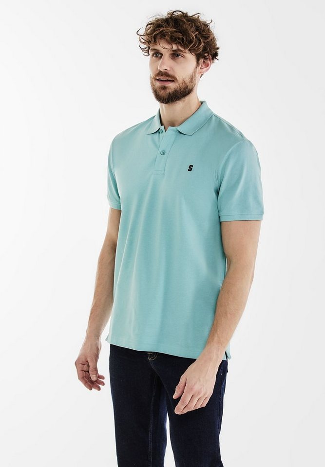 STREET ONE MEN Poloshirt in Unifarbe von STREET ONE MEN