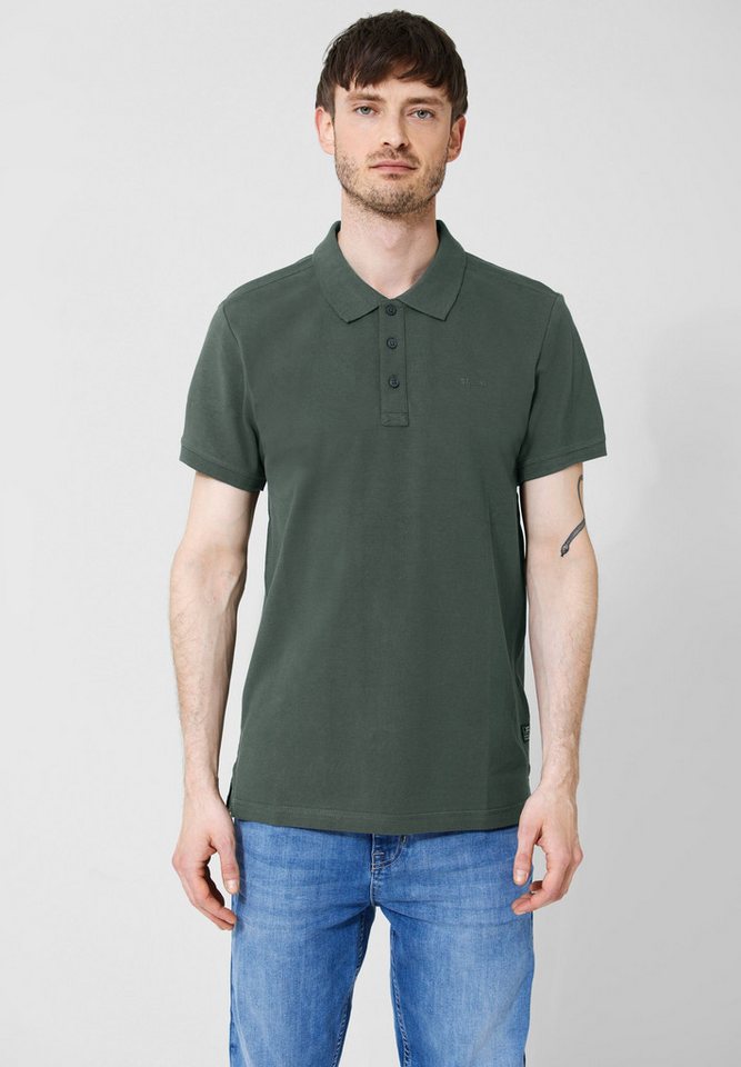 STREET ONE MEN Poloshirt in Unifarbe von STREET ONE MEN