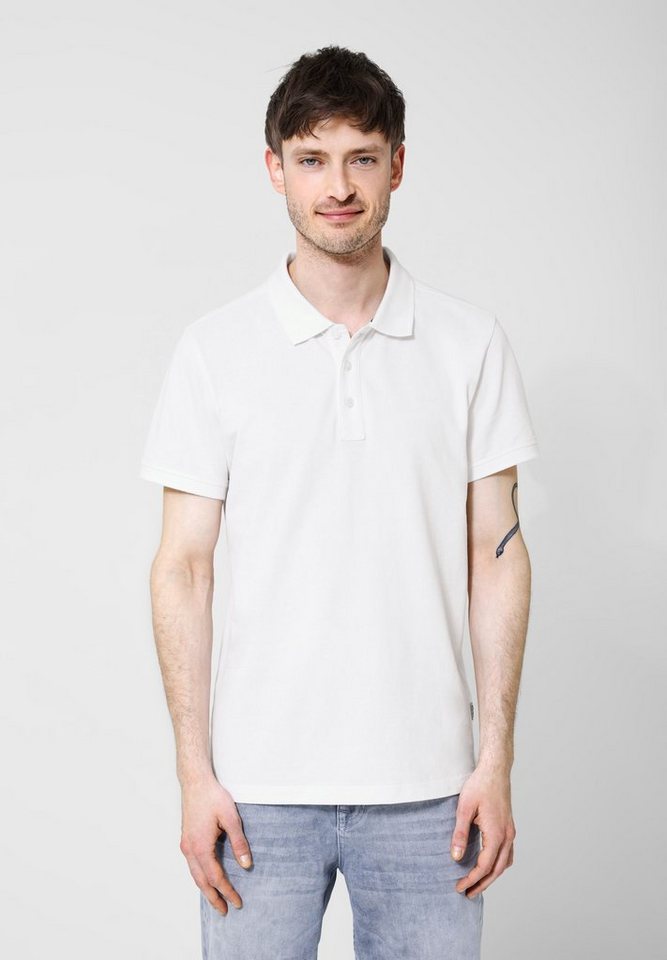 STREET ONE MEN Poloshirt in Unifarbe von STREET ONE MEN