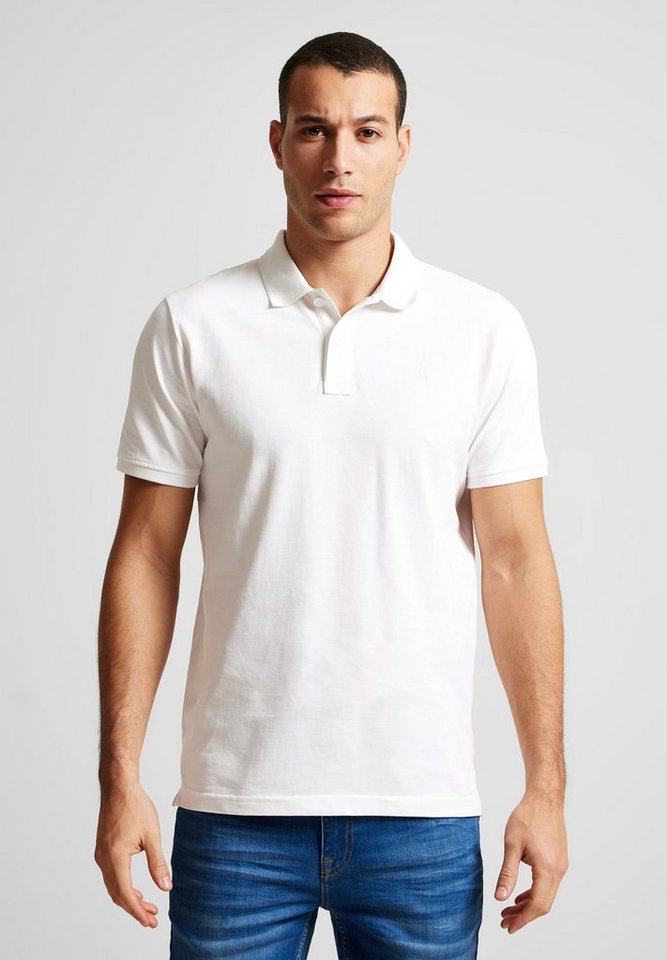 STREET ONE MEN Poloshirt in Unifarbe von STREET ONE MEN