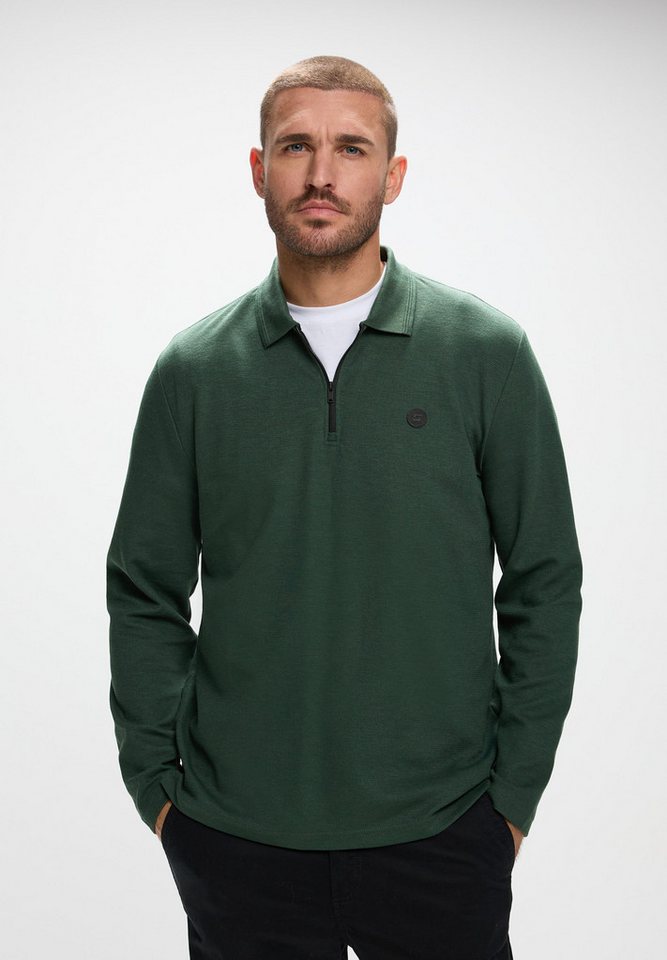 STREET ONE MEN Poloshirt mit Seitlichen Einschlitzen am Saum von STREET ONE MEN