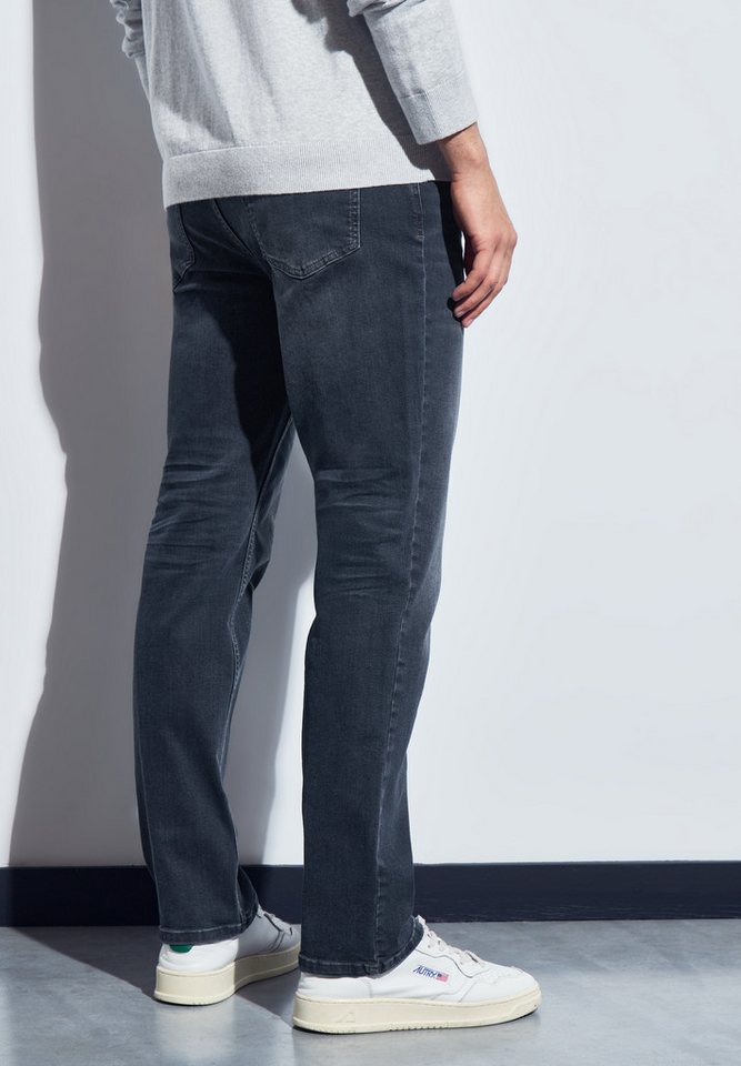 STREET ONE MEN Regular-fit-Jeans aus Baumwolle mit Stretchanteil von STREET ONE MEN
